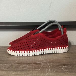 Ilse Jacobson Tulip Women’s Casual Comfort Shoes Sneakers Size 38 (8) Red